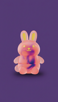 Starburst Bunny Silicone Squishy