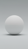 Porcelain White Silicone Orb