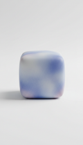 Blueberry Frost Squishy Cube