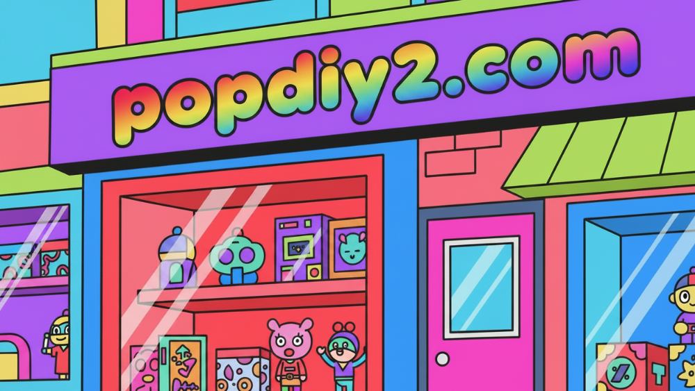 popdiy2.com toy store wide banner